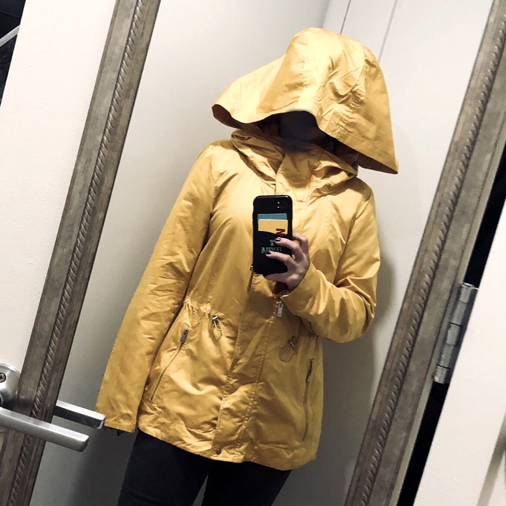 Zara Basic Utility Jacket - Yellow - image 1